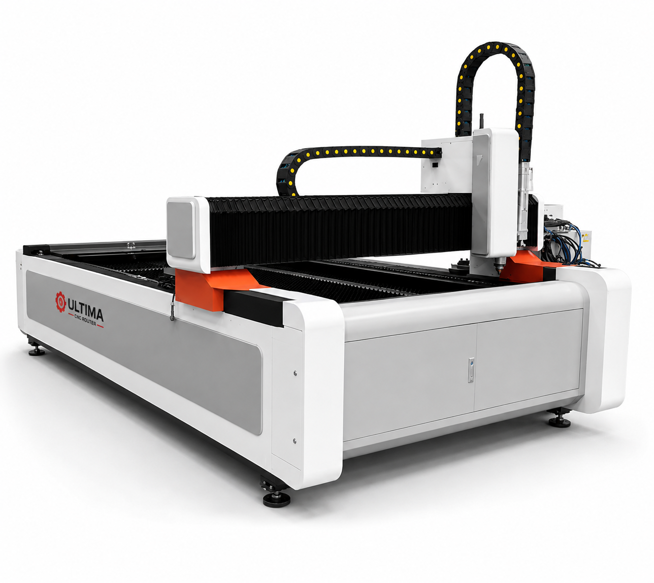 Mesin fiber laser cutting 1500 W untuk metal fabrication
